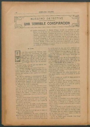 Nuestro detective - Una terrible conspiración