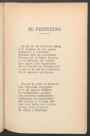 El peregrino