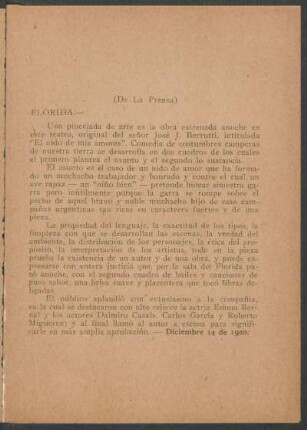 (De la prensa)