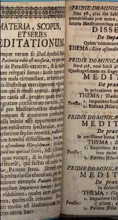 P. D. N. J. C. Piae Meditationi DD. Sodalium Congregationis Maioris Beatissimae Virginis Mariae Matris Propitiae Ab Angelo Salutatae : Per Tempus Verni Ieiunii Proposita