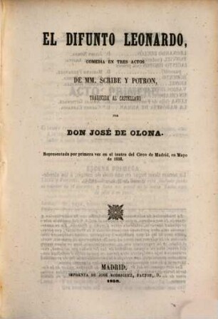 El difunto Leonardo