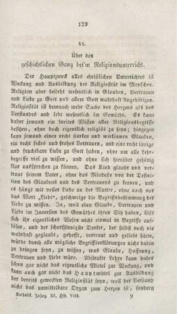 129-150 Ueber den geschichtlichen Gang bei'm Religionsunterricht