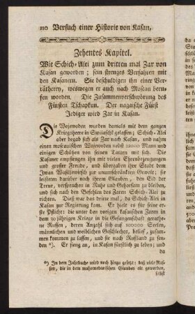 110-117, Zehentes Kapitel