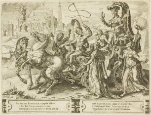 Der Triumph des Stolzes, Blatt 3 aus der Folge "Der Kreislauf der Unbeständigkeit menschlicher Dinge"