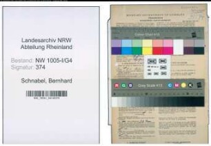 Entnazifizierung Bernhard Schnabel , geb. 26.03.1890 (Beamter)