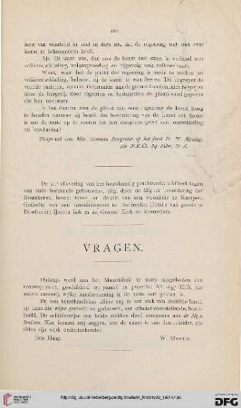 Vragen
