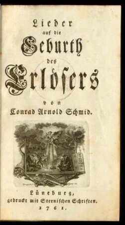 Lieder auf die Geburth des Erlösers