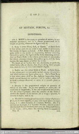 Of Motion Forces &c