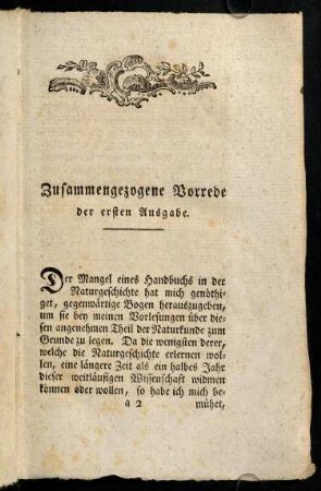 a2r-a7v, Zusammengezogene Vorrede der ersten Ausgabe