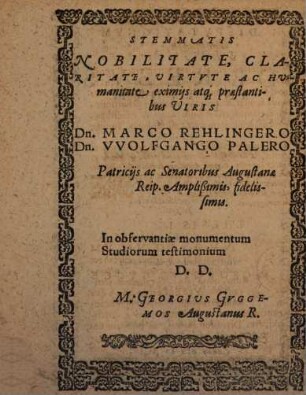 Disputationum feud. VII. de rebus in feudum dandis