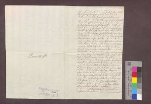 Franz Karl von Andlau, bischöflich Basler Hofrat, reversiert, die auf der Erbschaft des verstorbenen Basler Dompropsts Philipp Alexius von Andlau ruhenden Lasten übernehmen zu wollen.