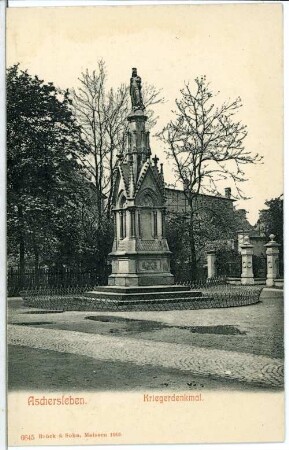 Aschersleben. Kriegerdenkmal