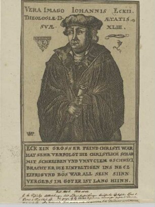 Bildnis des Iohannes Eckh