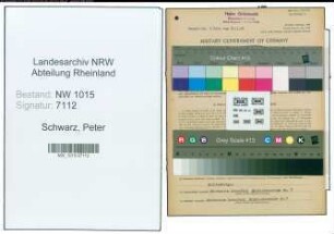 Entnazifizierung Peter Schwarz , geb. 20.01.1896 (Polier)