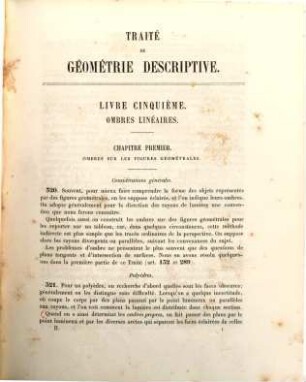 Traité de géometrie descriptive, [1],2. Texte ; 2