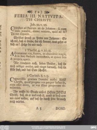 Feria III. Nativitatis Christi.