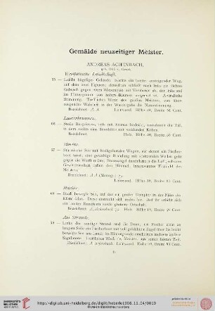 Gemälde neuzeitiger Meister (Nr. 65-186)