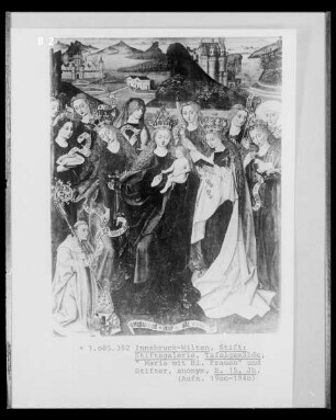 Madonna mit weiblichen Heiligen