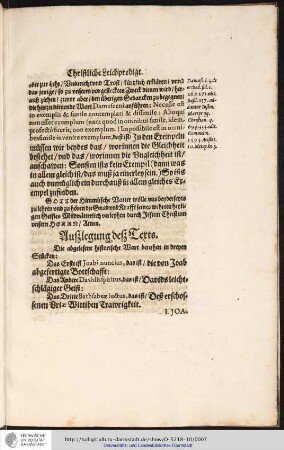 Außlegung deß Terts.