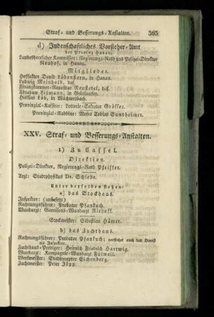 Straf- und Besserungs-Anstalten