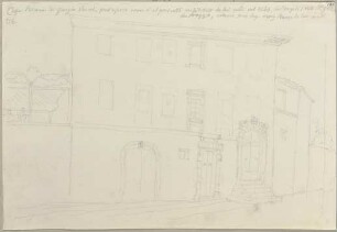 Haus des Giorgio Vasari, 1540 selbst von ihm erbaut, im Borgo di San Vito zu Arezzo