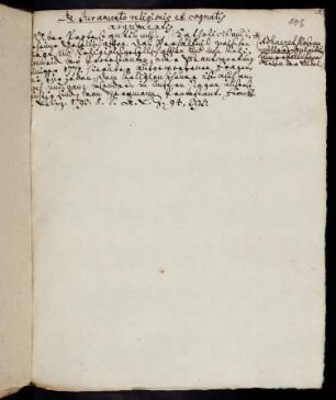 106r-106v, De Juramento religionis et cognatis