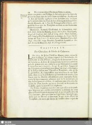 Chapitre IV. Des Chevaliers de l’Ordre de Calatrava