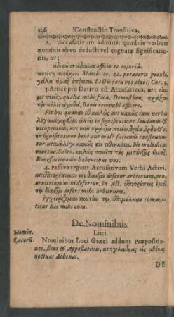 De Nominibus Loci.