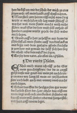 Der vierdt Psalm. ||
