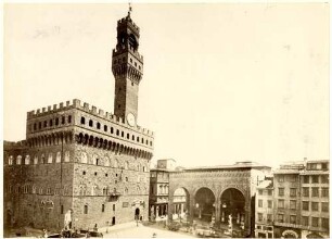 Florenz, Palazzo Vecchio,Florenz, Loggia dei Lanzi,Florenz, Piazza della Signoria