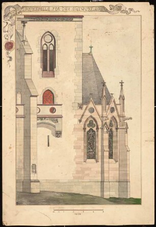 Taufkapelle: Ansicht 1:50