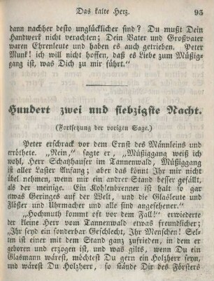 Hundert zwei und siebzigste Nacht