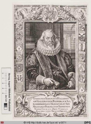 Bildnis Johann Albrecht Haller (von Hallerstein)
