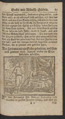 Wie Fortunatus ein Sohn gebohren, und Ampedo ... darnach wieder ein Sohn Andolosia geheissen.
