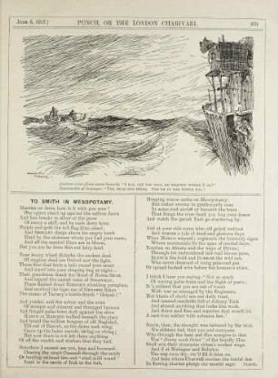 Anxious voice (from motor-launch). "I say, can you tell me exactly where I am?" Commander of destroyer. "Yes, dear old thing. You're in the North Sea."