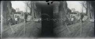 Brückenbau im Munitionslager bei Vis-en-Artois
