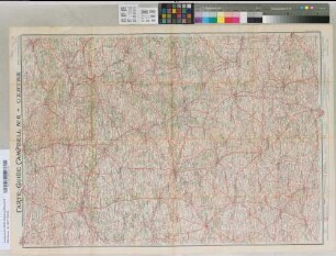 Carte-Guide Campbell Nr. 6-Centre [Fontainebleau-Clermont-Ferrand. Karte und Guide pratique]. Imp. par Erhard Fres, Paris