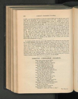 Jamaica's Coronation Greeting.