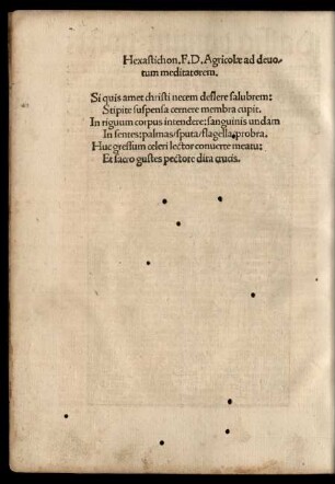 Hexastichon.