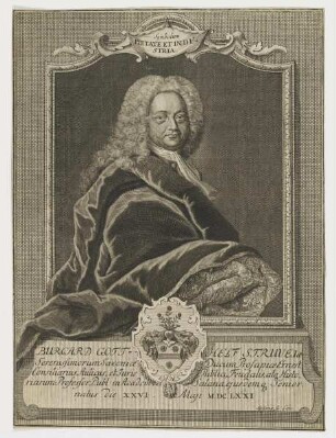Bildnis des Burcard Gotthelf Struve