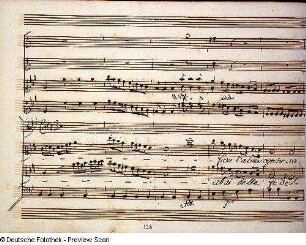 Duett Tancia/Sandrina "Deh mia cara in quest'istante", Parte II/9. Seite138 der Partitur