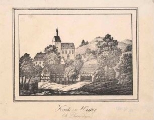 Kirche in Schönfeld Weißig bei Dresden (Dresden-Weißig) (oder Schönfeld-Weißig?)