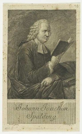 Bildnis des Johann Joachim Spalding