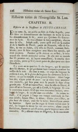 Histoires tirées de l´Evangéliste St. Luc.