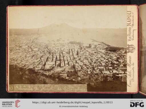 13. Panorama di Napoli da S. Martino