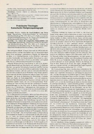 463-466 [Rezension] Tworuschka, Monika, Analyse der Geschichtsbücher zum Thema Islam