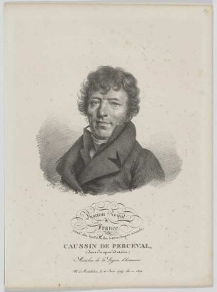 Bildnis des Jean-Jacques-Antoine Caussin de Perceval