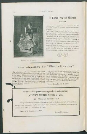 El nuevo rey de Annam