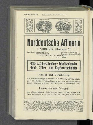 Goldene Medaille Paris 1881. Goldene Medaille Hamburg 1889.