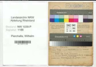 Entnazifizierung Wilhelm Pierchalla , geb. 09.06.1922 ()